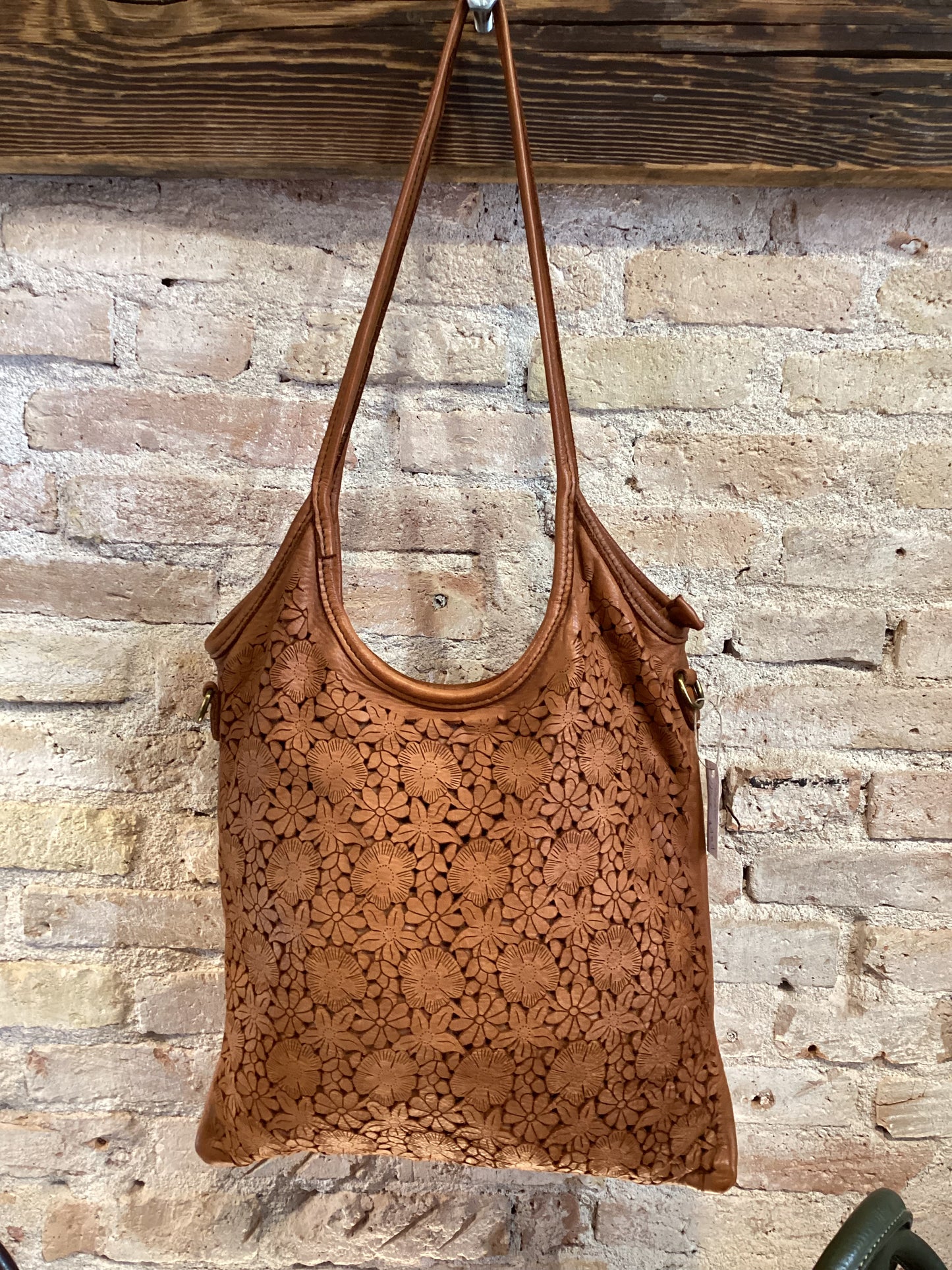 Shopper Láser cuoio