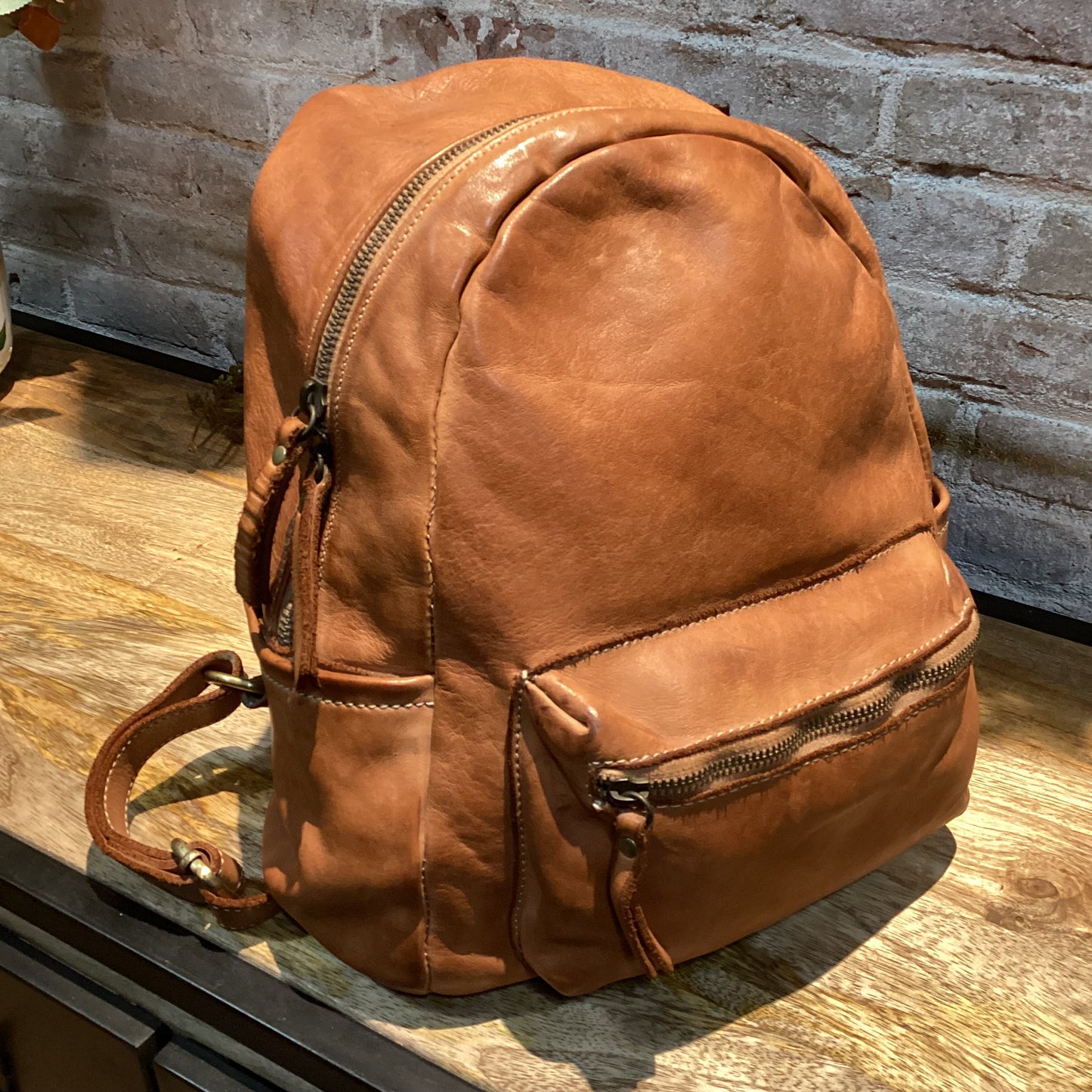 ZAINO mochila Cuoio