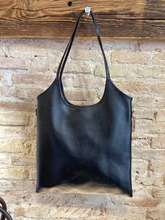 Shopper Pelle nero